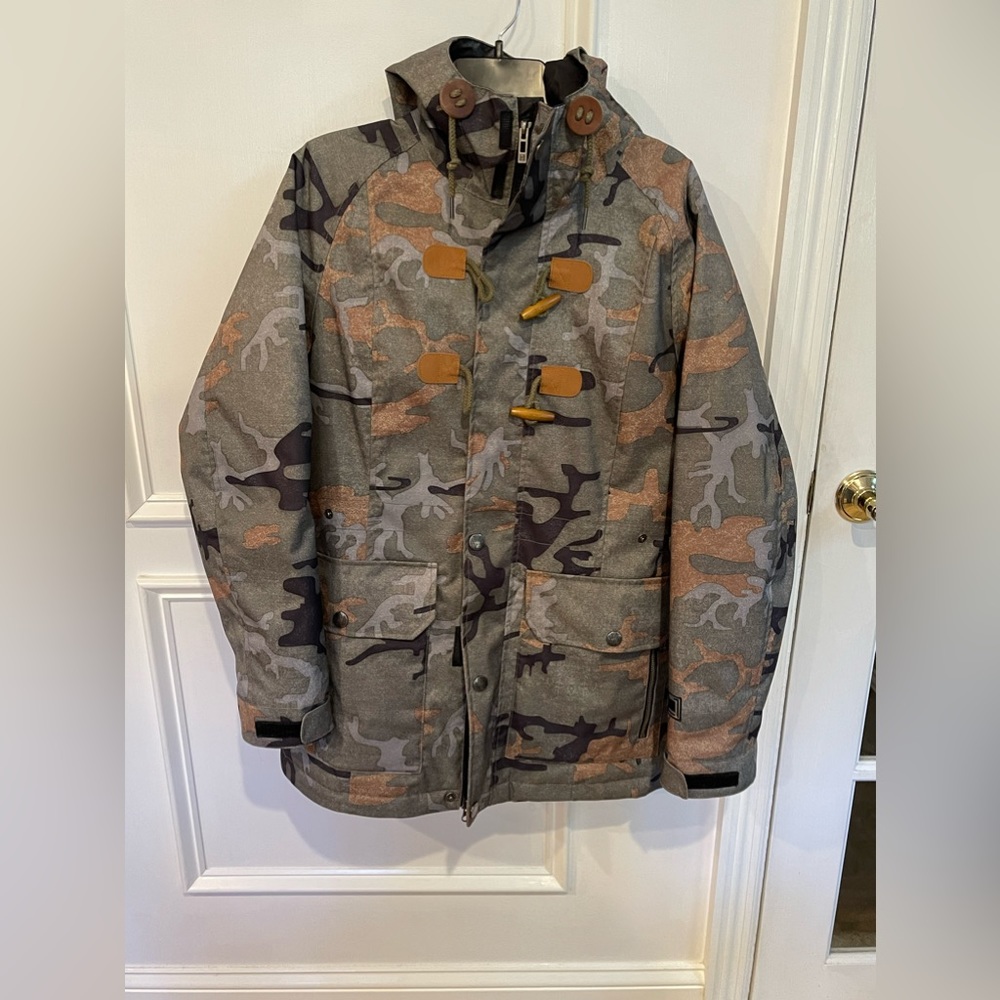 Camo Snowboarding Jacket